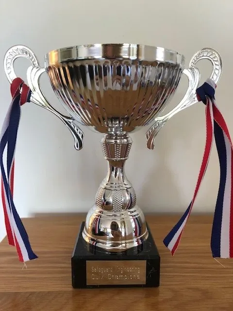 A quiz trophy.